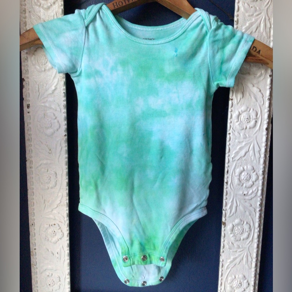 Carter's Ice Dye Baby Onesie